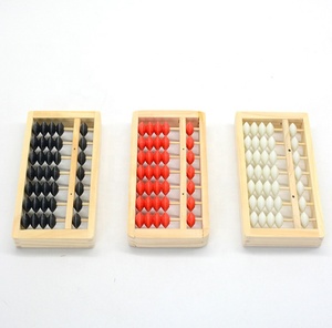 Ábaco de Madera de Tamaño Mini, Materiales para Manualidades, Superficie Lisa, Apariencia Única, Decoración DIY, Herramienta Educativa para <span class=keywords><strong>Profesores</strong></span> - Product Image 1