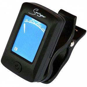 Clip de afinador digital cromático Saiy para guitarra, bajo, violín, ukelele, accesorio universal para instrumentos, material plástico - Product Image 1