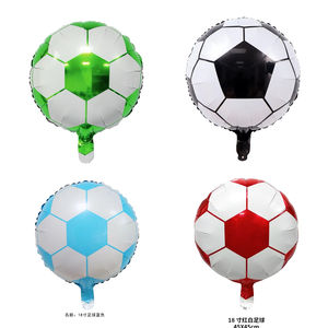 ลูกโป่งฟอยล์บาสเก็ตบอลฟุตบอลทรงกลมขนาด18นิ้วสำหรับตกแต่งงานปาร์ตี้เวิลด์คัพ - Product Image 3