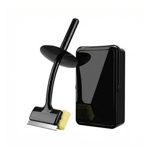 Brosse de nettoyage pour <span class=keywords><strong>barbecue</strong></span> avec grattoir et base autonettoyante, pour le nettoyage des grilles de <span class=keywords><strong>barbecue</strong></span> extérieures - Product Image 1