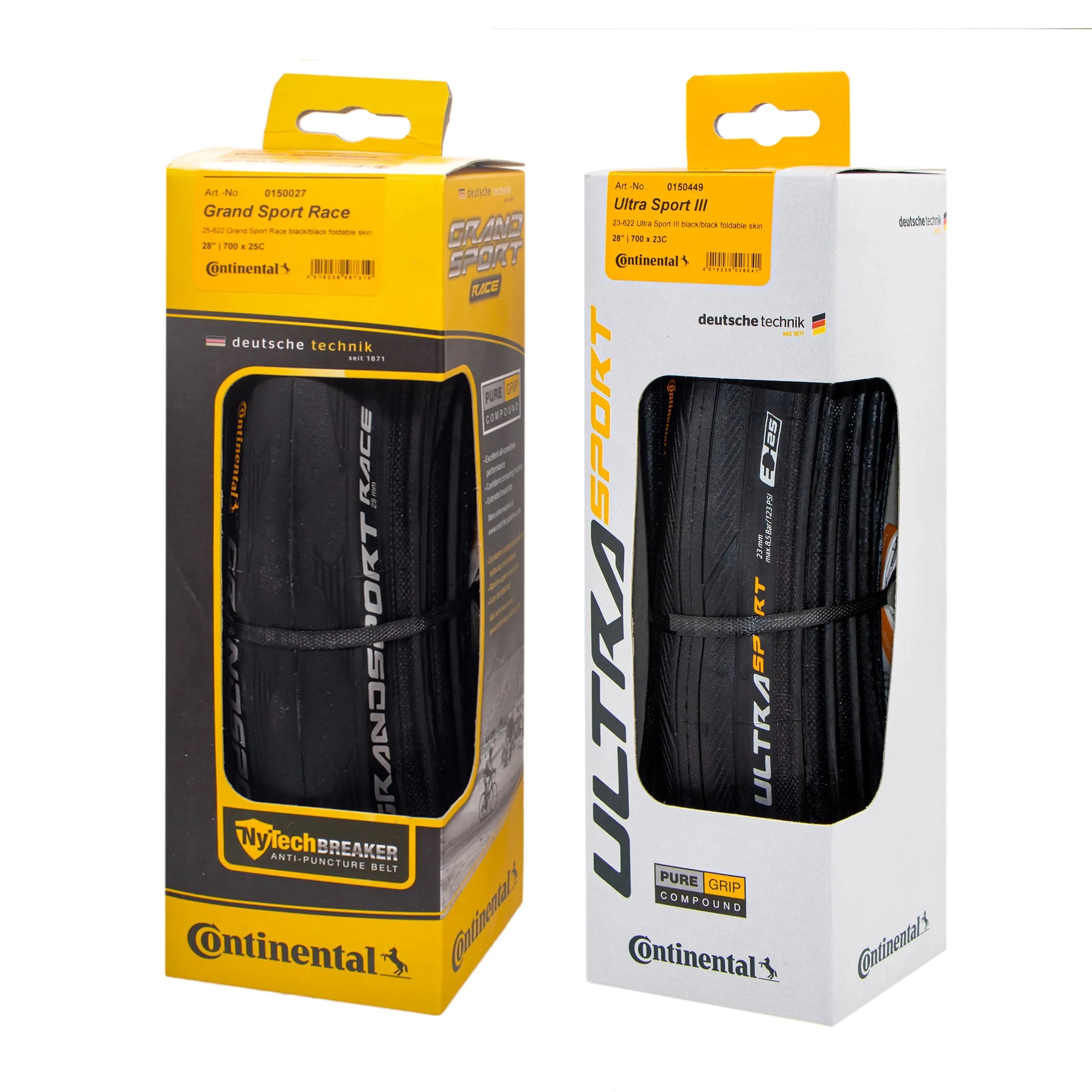 Continental Road Bike Lốp ULTRA SPORT II III & GRAND Sport Race & Extra 700 23c 25c28C Xe Đạp Clincher Có Thể Gập Lại Sỏi Lốp