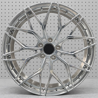 Jantes forgées monobloc Stance, finition argent poli, 5x112 5x120, 18-21 pouces pour Tesla, Lexus, BMW, Land Rover, Rolls-Royce, Nissan
