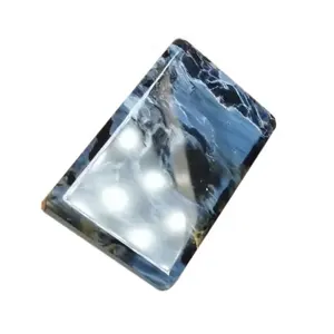 Pietersite-Lote de gemas de calidad superior, piedra preciosa de forma rectangular, cabujón