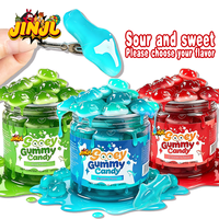 Bonbons Gélifiés Sucrés et Acidulés 450g en Pot Saveur Pomme Myrtille Fraise, Collants et Extensibles, Snacks Gélifiés, Confiserie Virale TikTok
