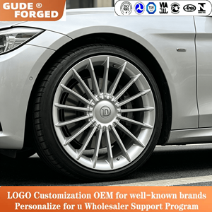 Jantes en alliage forgé GUDE, design classique multi-rayons, finition Hyper Sliver, 19 et 20 pouces, 5x120 5x112, pour BMW Alpina, <span class=keywords><strong>prix</strong></span> fabricant - Product Image 2