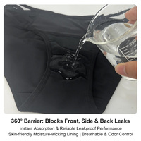 Culottes menstruelles anti-fuites personnalisées en usine OEM, tailles XS à XXL, protection 4 couches, absorbantes, réutilisables, sous-vêtements menstruels pour femmes