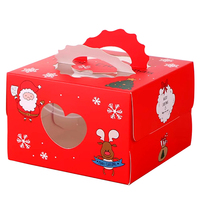 Offre spéciale Boîte de Noël personnalisée Ensemble d'emballages alimentaires en carton avec logo imprimé personnalisé de dossiers en carton Paquet de gâteau