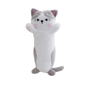 Auf Lager: 16cm Kawaii Plüsch-Katzen-Schlüsselanhänger, Kleiner Weicher Langkatzen-Plüsch-Schlüsselbund - Product Image 6
