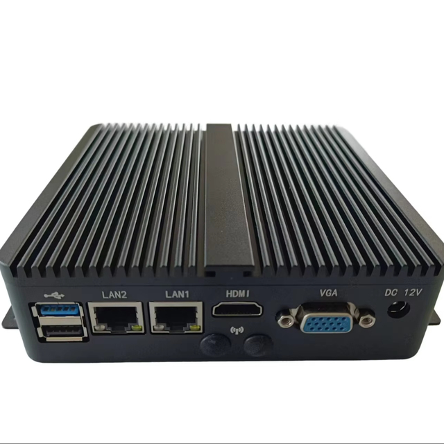 Industrial Fanless Mini PC Intel Celeron J1900 Dual LAN Embedded Computer  VGA RS232 RS485