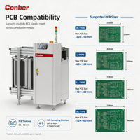 Machine de chargement automatique de cartouches de composants Conber avec moteur et unité de commande pour ligne de production d'assemblage de cartes de circuits imprimés SMT