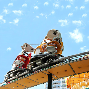 Alta calidad espacio al aire libre paseo turismo diversión pista Juegos 20 personas capacidad ISO9001 CE certificado para uso comercial - Product Image 4