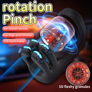 Masturbateur masculin automatique 3-en-1 avec 9 modes de rotation et fonction de pétrissage, Godet de masturbation portable pour hommes adultes - Product Image 1