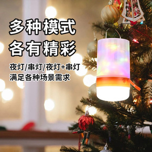 LED Camping Lamp <b>USB</b> Charging Portable Tent <b>Light</b> RGB Color Changing Outdoor <b>Night</b> <b>Light</b> - Product Image 5