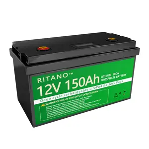 מחזור עמוק 300ah 150ah 12v 50ah 100 אה 300 ah batterie חבילת ליתיום-יון סוללות 200ah 12v lifepo4