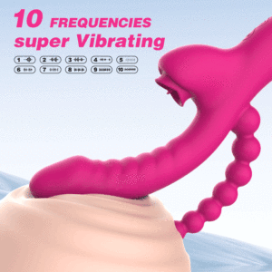 Vibromasseur <span class=keywords><strong>de</strong></span> Clitoris 3 en 1 pour lécher la langue Perle à <span class=keywords><strong>fermeture</strong></span> <span class=keywords><strong>éclair</strong></span> améliorée Jouets <span class=keywords><strong>de</strong></span> plaisir sexuel pour femmes Gode à ventouse Stimulateur <span class=keywords><strong>de</strong></span> point G féminin - Product Image 2