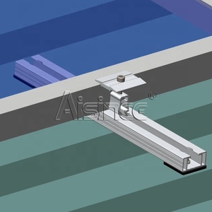 Giữa kẹp năng lượng mặt trời đường sắt gắn khung tấm năng lượng mặt trời nhôm bảng điều khiển năng lượng mặt trời Roof Mount hệ thống - Product Image 4