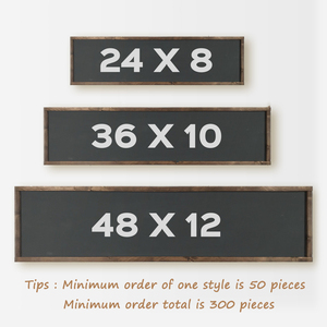 Apellido signos grandes accesorios de pared de madera arte moderno granja cocina rústica decoración <span class=keywords><strong>baño</strong></span> ideas - Product Image 4