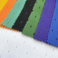 Tela para Pantalones Cortos Deportivos, 100% Poliéster Reciclado, Tejido de Malla Elástica Transpirable de 170 g/m², Secado Rápido para Hombre y Mujer