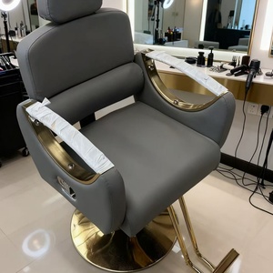Fauteuil de barbier haut de gamme avec pivot à 360 degrés et réglage de la hauteur - Product Image 3
