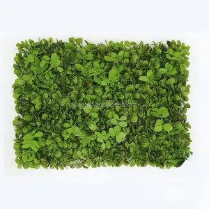 Оптовые продажи искусственное травяное ковровое покрытие стены-Оптовая продажа, Зеленый Искусственный коврик из бокса, трава, коврик для живой изгороди, искусственное украшение для растений из бокса