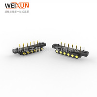 Conector PIN personalizado de 6 pines para productos informáticos 2,54 paso 3A curva actual otros conectores