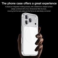 Étui de téléphone hybride OEM/ODM TPU+PC pour iPhone 18 Pro/18 Pro Max, résistant aux rayures avec protection anti-chute