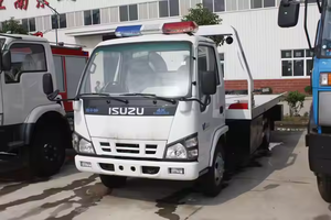 2025 Isuzu araba taşıyıcı çekici kamyon yol kurtarma Rollback römork 5 ton masaüstü platformu tamir kamyonu satılık - Product Image 6