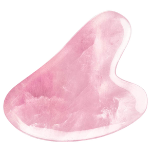 Zhongyan Taihe Guasha เซ็ตลูกกลิ้งใบหน้ารูปหัวใจกัวซาต่อต้านริ้วรอยกุหลาบหยกธรรมชาติสีชมพู - Product Image 1