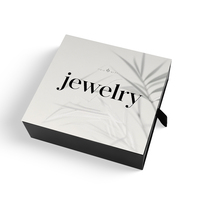 Boîte de présentation de bijoux de luxe en gros pour collier et bague avec insert intérieur et en mousse
