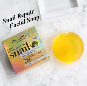 Jabón Facial en Barra Blanqueador y Rejuvenecedor de Caracol Dorado de Venta Caliente de Fábrica - Product Image 2