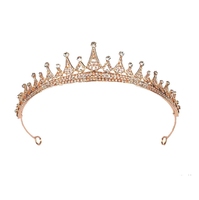 Top vente nouveaux bijoux de cheveux de mariée cristal diamant couronne de mariage argent fille diadèmes accessoires de cheveux de mariage
