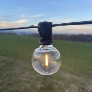 25ft/50ft/100ft G40 <span class=keywords><strong>LED</strong></span> String Lights với Globe Bulbs ngoài trời giáng sinh dây không thấm nước connectable ánh sáng chuỗi - Product Image 2