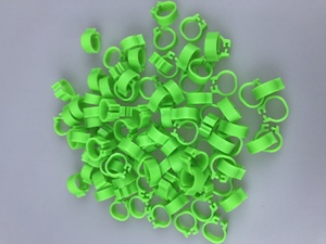 Güvercinler kuşlar kuş tavuklar için sıcak satış 8mm PlasticFoot halkaları - Product Image 4