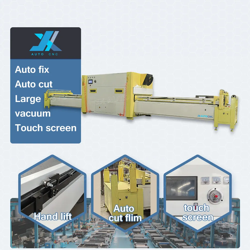 Jx Membraan Pers Pvc Fineer Oppervlak Lamineren Vacuüm Membraan Persmachine Deur Vacuüm Lamineermachine