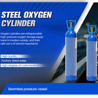 Bouteille d'oxygène médicale portable d'occasion haute pression 8L 10L 40L – Prix des cylindres de gaz et équipement portable