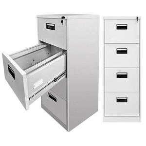 Armoire de classement verticale robuste à 4 tiroirs avec système anti-basculement pour documents A4, Légal, Lettre – Rangement de bureau - Product Image 3