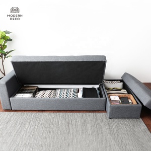 Sofá <span class=keywords><strong>cama</strong></span> de esquina convertible 3 en 1, con almacenamiento, sofá <span class=keywords><strong>cama</strong></span> sofabed, canapé iluminado, divano letto 2 posti - Product Image 5