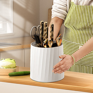 Support rotatif pour couteaux Yongkang, type rond sur pied, plateau tournant à 360 degrés, organiseur de rangement pour armoires de cuisine - Product Image 2