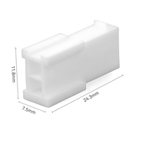 Kit de connecteurs d'alimentation JRready JRN011 2 broches Molex 4.2 pas Mini-Fit Jr série 5557 avec boîtier 18-24AWG (1 ensemble)