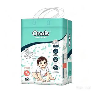 Meilleures couches jetables personnalisées pour bébés, en pâte fluff imprimée, à surface sèche et protection anti-fuites, pour garçons et filles, produits pour bébés et adolescents, vente en gros - Product Image 1