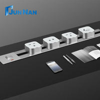 Prise murale mobile pour rail domestique (Royaume-Uni/États-Unis/UE/Australie), prise électrique coulissante dissimulée pour cuisine, rail électrique intelligent pour réunion