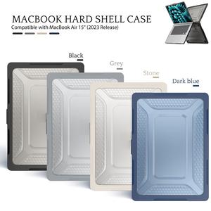 Funda Rígida Antigolpes para <span class=keywords><strong>Apple</strong></span> <span class=keywords><strong>Macbook</strong></span> Air 15.3/<span class=keywords><strong>Pro</strong></span> <span class=keywords><strong>16</strong></span> 2021/23, Carcasa Transparente con Disipación de Calor y Diseño con Soporte - Product Image 3