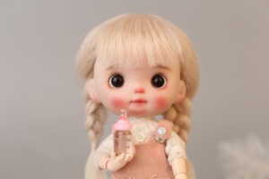 Di alta qualità fecce 1/8 BJD & <span class=keywords><strong>Kurhn</strong></span> bambola parrucca in fibra morbida Doppia coda per 14-15 centimetri di diametro bambola - Product Image 3