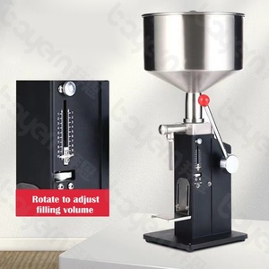 Vertical Manual Juice <b>Ketchup</b> Honey Milk Packing Machine Liquid Cream Paste Package Filler Cosmetic Bottle Filling Machine - Product Image 1
