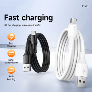 <span class=keywords><strong>สาย</strong></span><span class=keywords><strong>ชาร์จ</strong></span> <span class=keywords><strong>HOCO</strong></span> Reinforced USB-A to Type-C <span class=keywords><strong>ชาร์จ</strong></span>เร็ว ถ่ายโอนข้อมูล ป้องกันการหักงอ สำหรับ iPhone 17 และโทรศัพท์มือถือ Type-C - Product Image 1