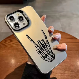 Coque de téléphone personnalisée avec motif osseux UV ultra-cool pour <span class=keywords><strong>iPhone</strong></span> 17 16 15 14 13 12 11 Pro Max - Product Image 2