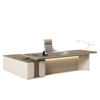 Chaise de bureau moderne et personnalisée, écologique, pour PDG/Président/Général-Directeur, combinaison de chaise et de bureau, matériel de haute qualité, matériau PVC