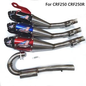 Système d'échappement complet en acier inoxydable pour HONDA CRF230F/150F 2003-2013 CRF230F 2003-2017 CRF250 2018-2023 - Product Image 5