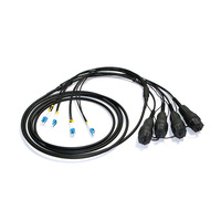 Câble de raccordement extérieur CPRI Multicores FTTA BBU RRU Fullaxs Connecteur étanche LSZH Gaine DX SM CPRI Cordon de raccordement