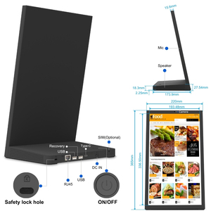 Tableta en Forma de L con Pantalla Táctil para Tiendas Minoristas, Android, NFC/RFID, Puerto RJ45 y USB para Pedidos en Restaurantes - Product Image 3